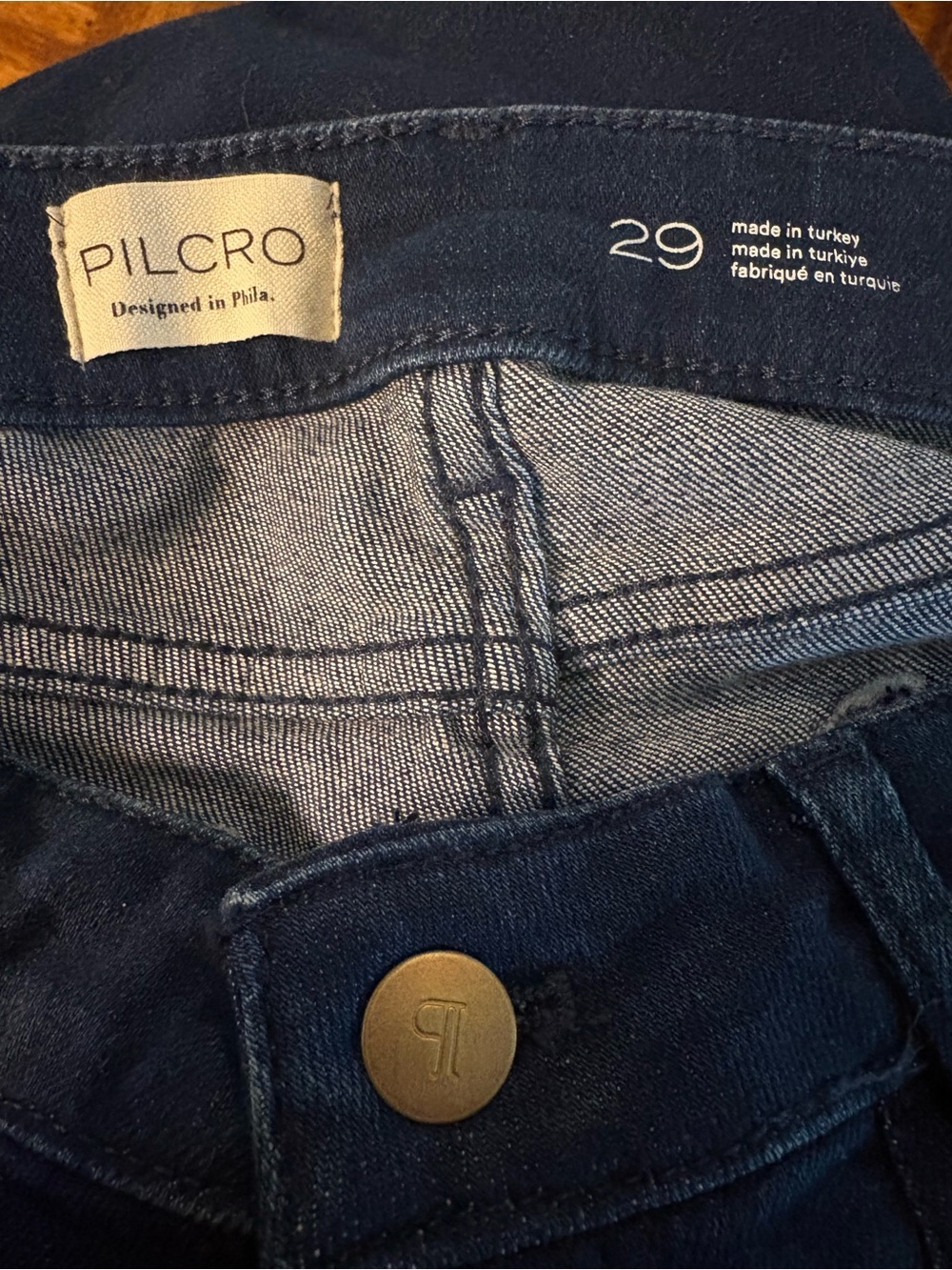 ANTHROPOLOGIE Pilcro The Icon Flare Low Rise Jeans Stretch Denim NWOT - Picture 9 of 12